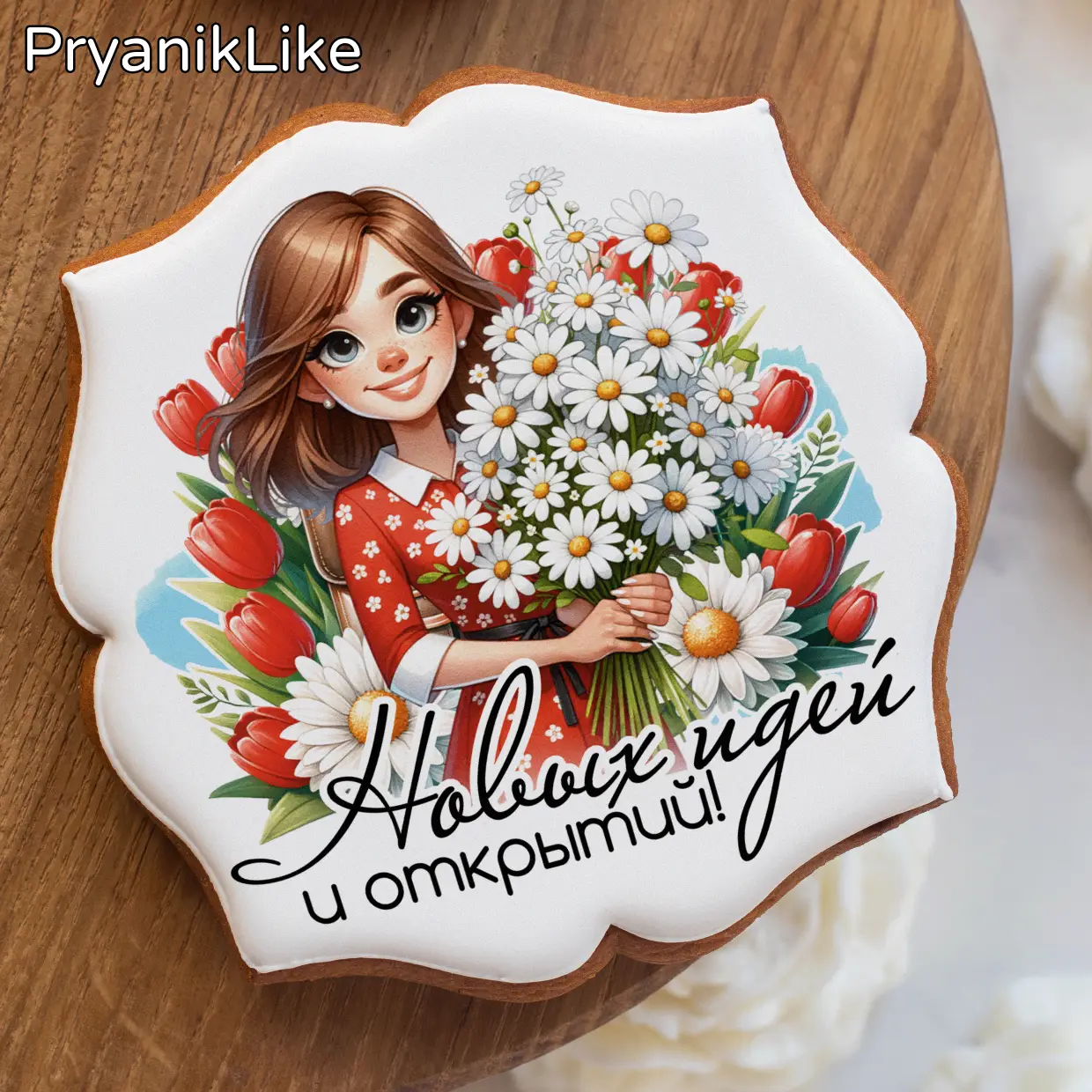 Тюльпаны с ромашками